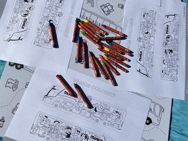 MSP Estúdios e Viação Águia Branca lançam ônibus temático da Turma da Mônica 10