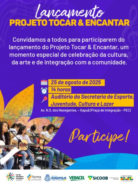 Eunápolis lança projeto “Tocar & Encantar” com foco em inclusão social e formação musical 4