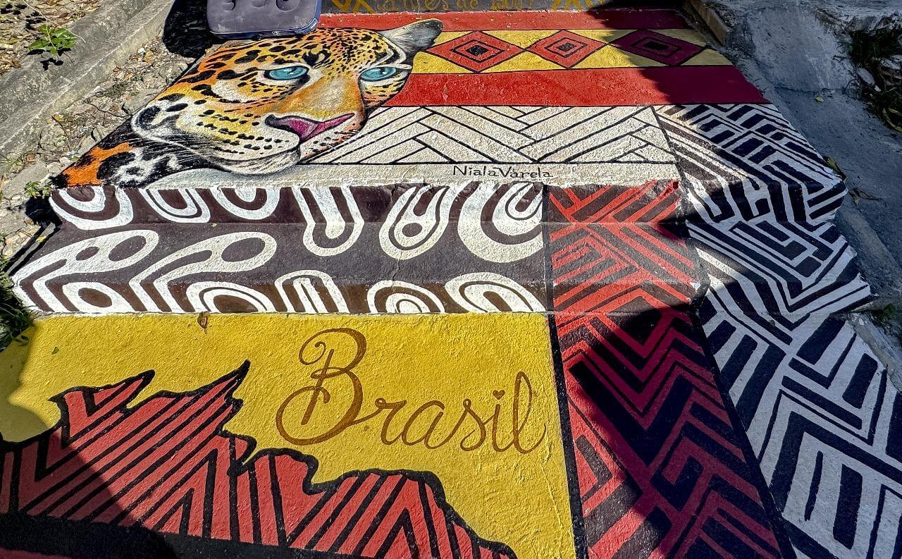 Escadaria Cultural d’Ajuda ganha novas cores e significados 7