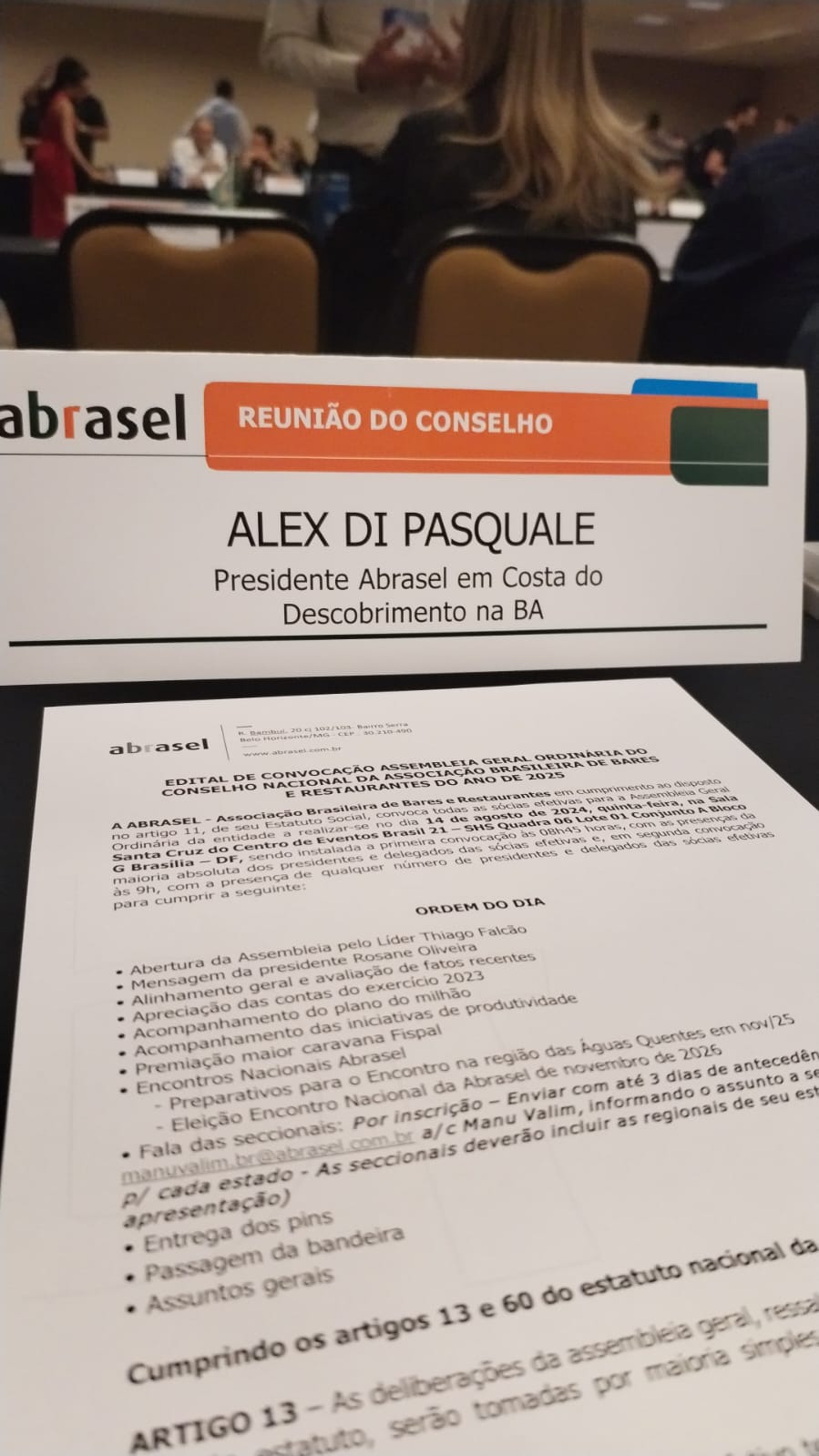 Porto Seguro fortalece rota gastronômica no 37º Congresso Abrasel em Brasília 6