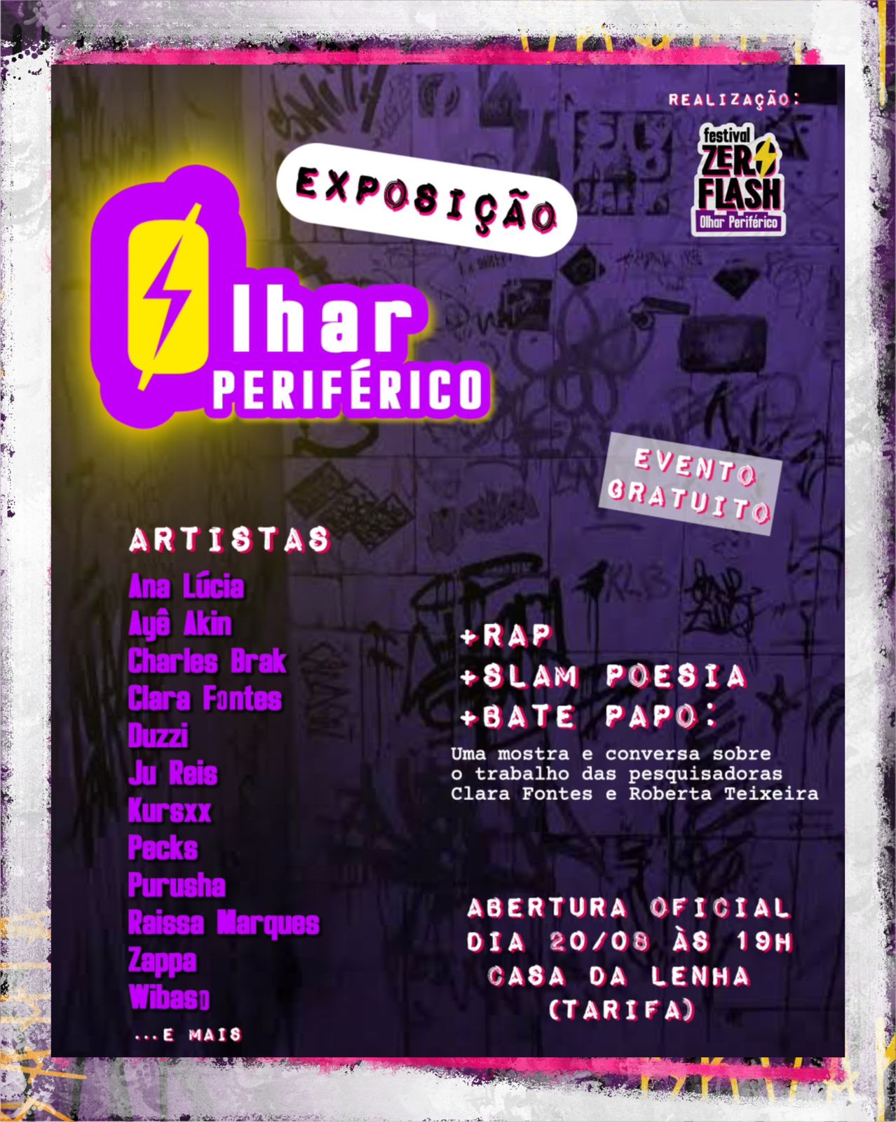 Festival Zero Flash promete levar arte, música e cultura periférica às ruas de Porto Seguro 5