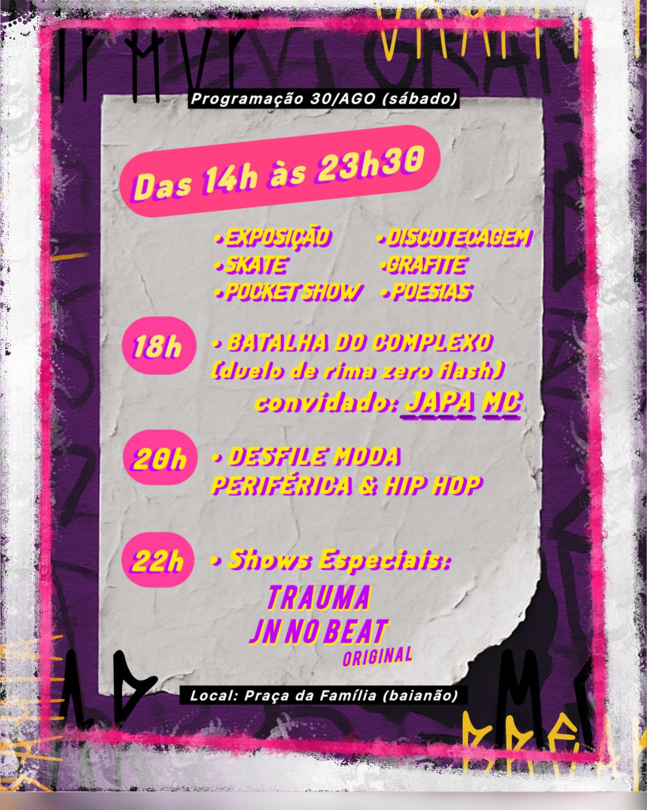 Festival Zero Flash promete levar arte, música e cultura periférica às ruas de Porto Seguro 6