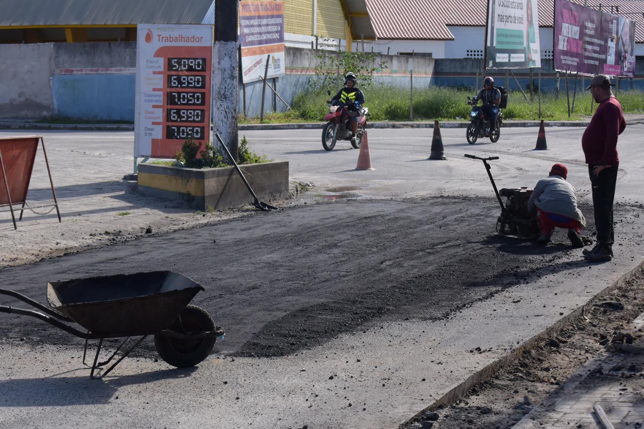 Prefeitura inicia grande operação tapa-buracos em Porto Seguro 8