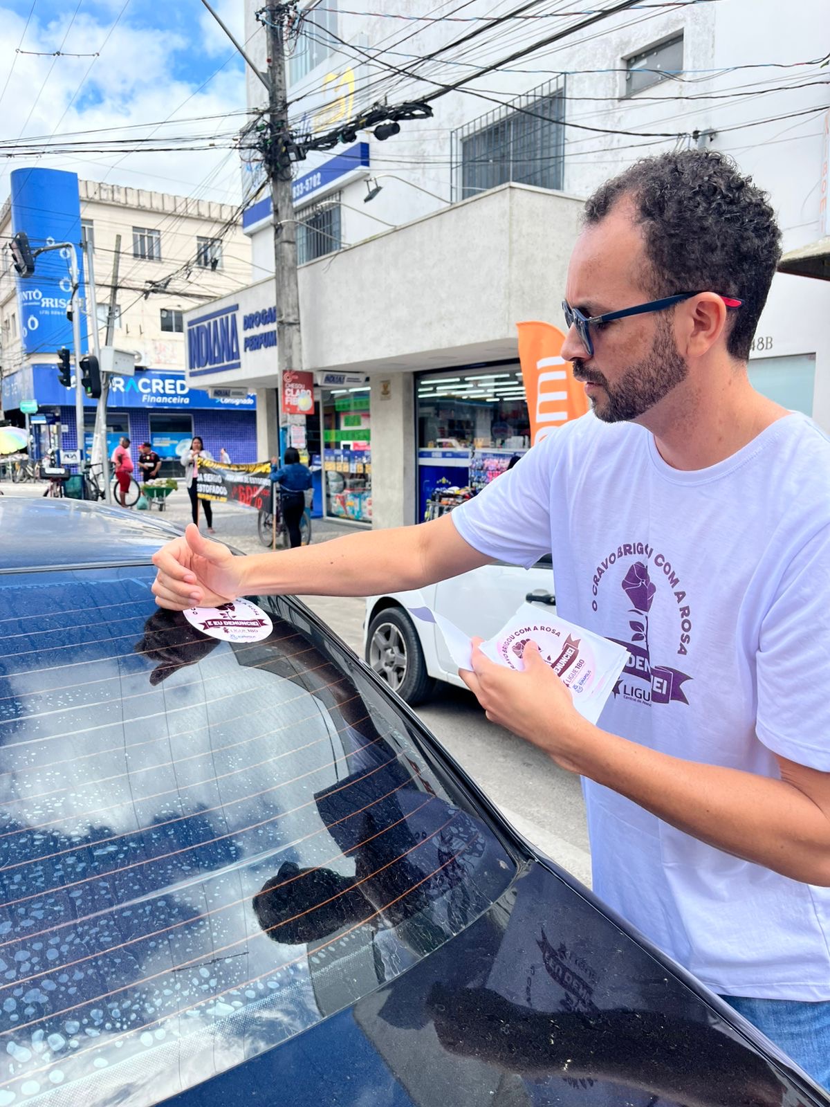 Agosto Lilás: Prefeitura de Eunápolis promove Blitz na Avenida Porto Seguro pelo fim da violência contra mulher 23