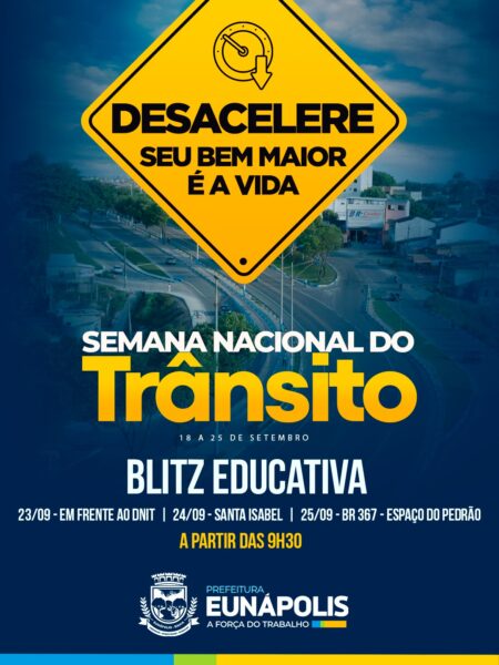 Prefeitura de Eunápolis promove Blitz Educativa na Semana Nacional de Trânsito 5