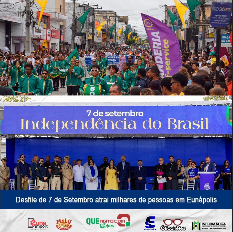 Desfile de 7 de Setembro atrai milhares de pessoas em Eunápolis 4