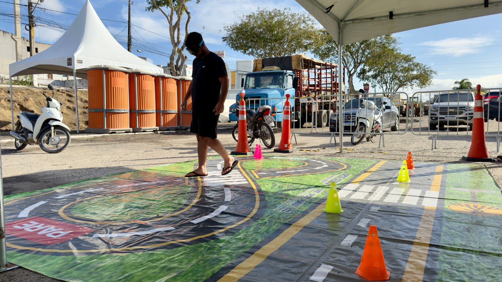 Carreta da Saúde da PRF oferece atendimentos gratuitos em Eunápolis, no antigo espaço do Pedrão BR-367 6