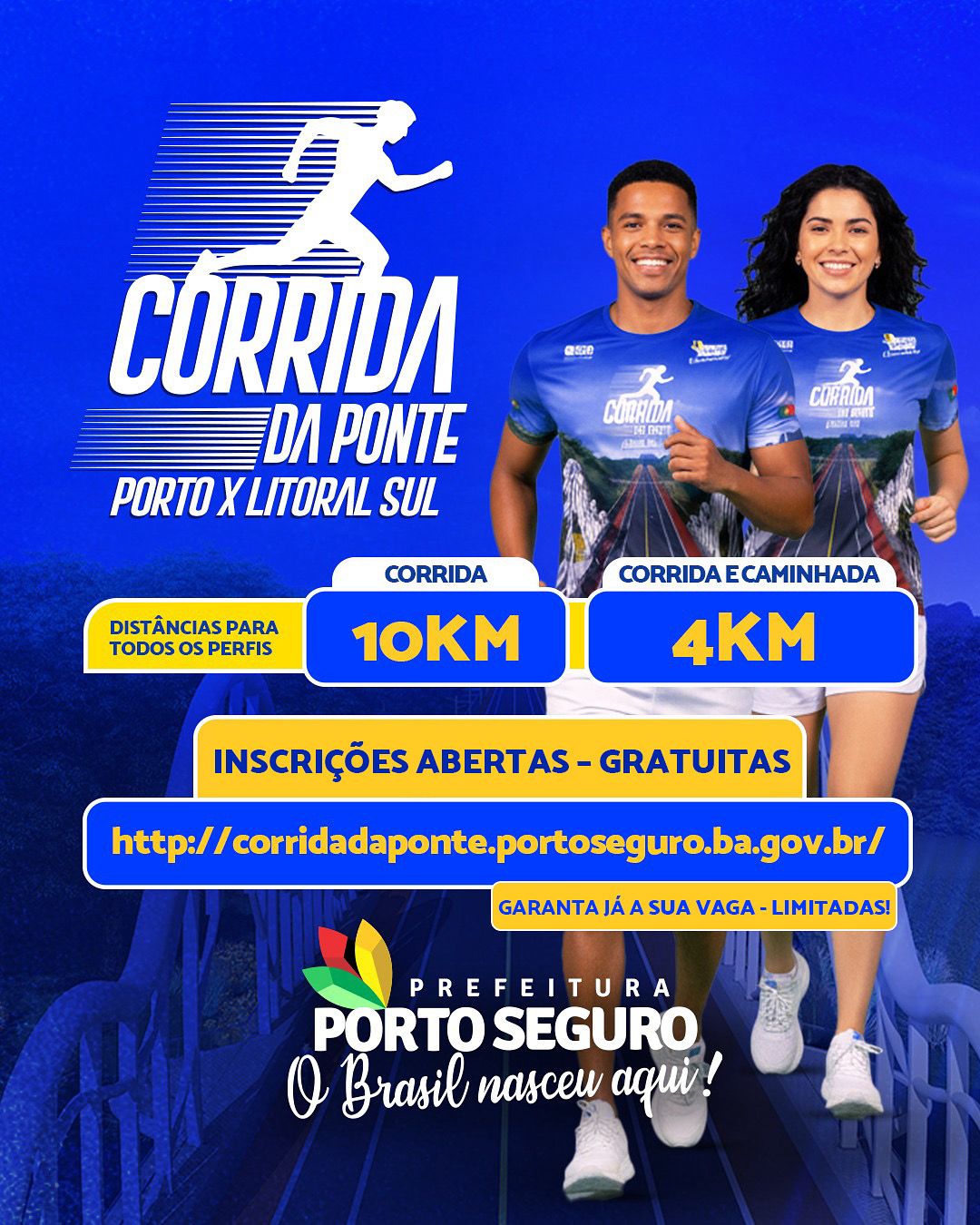Porto Seguro abre inscrições para a Corrida da Ponte 5