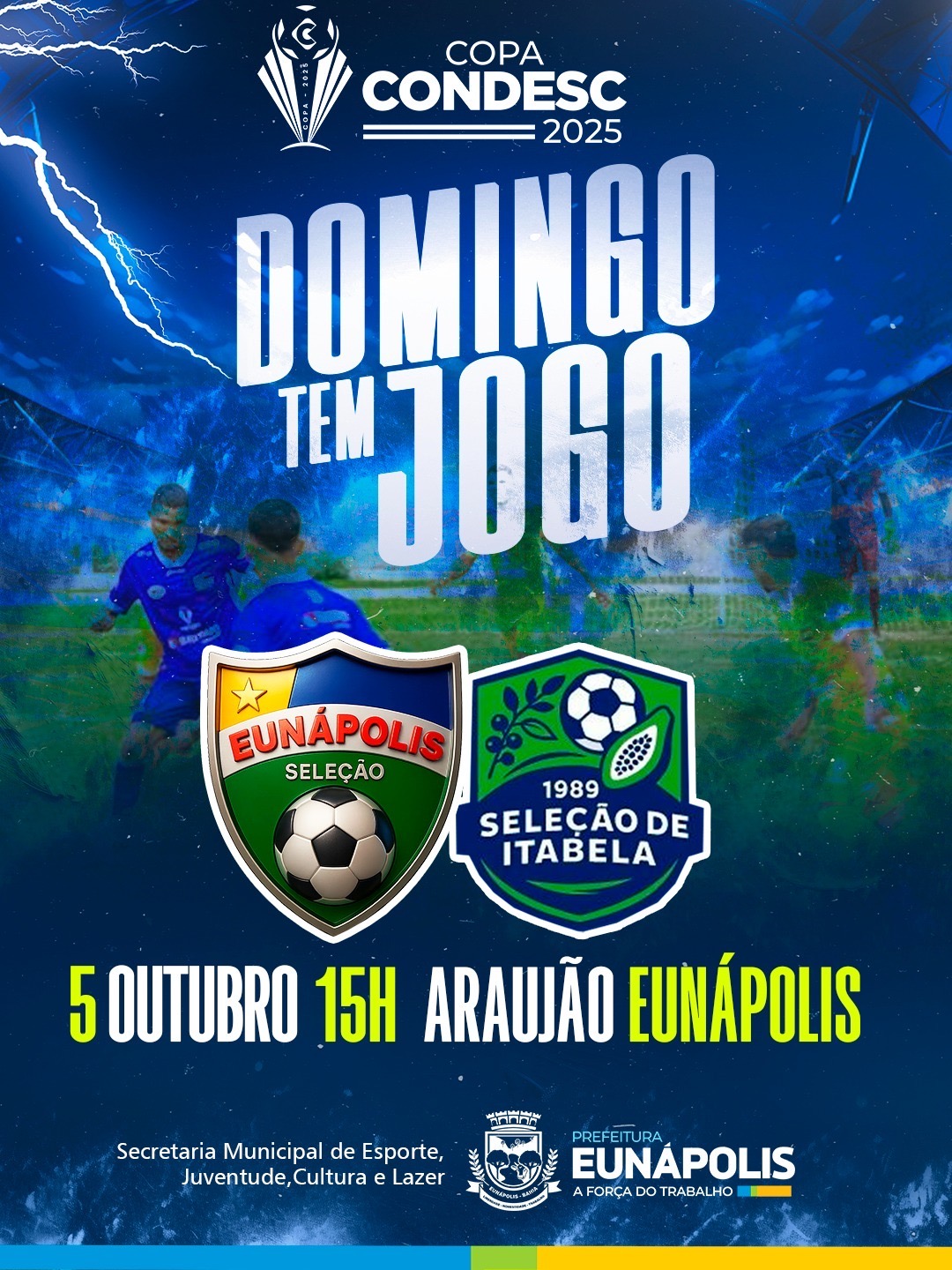 Copa CONDESC 2025: *Eunápolis decide vaga na semifinal contra Itabela neste domingo* 11
