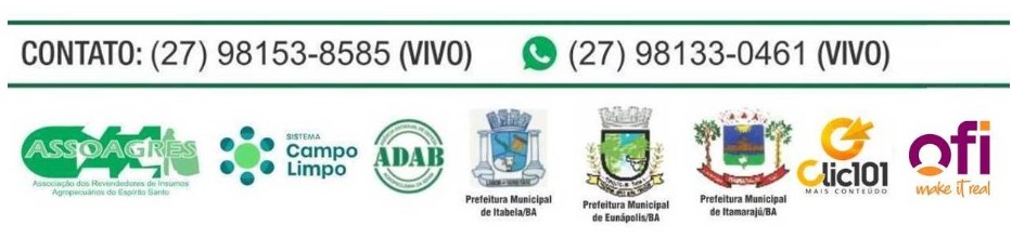 Confira o cronograma de recebimento de embalagens vazias de defensivos agrícolas 6