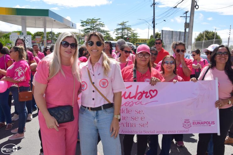 Prefeitura de Eunápolis inicia Campanha Outubro Rosa com caminhada de conscientização 40