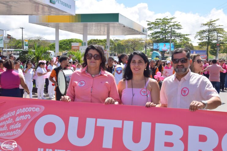 Prefeitura de Eunápolis inicia Campanha Outubro Rosa com caminhada de conscientização 52