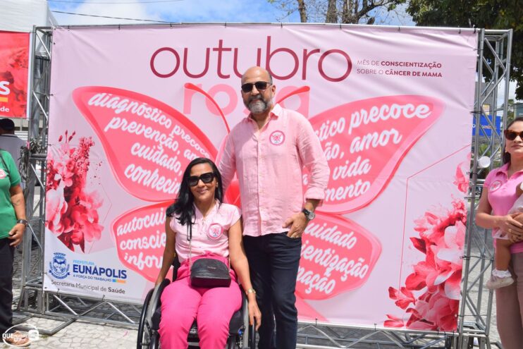 Prefeitura de Eunápolis inicia Campanha Outubro Rosa com caminhada de conscientização 88