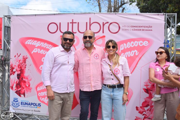 Prefeitura de Eunápolis inicia Campanha Outubro Rosa com caminhada de conscientização 90