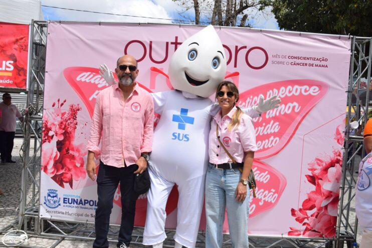 Prefeitura de Eunápolis inicia Campanha Outubro Rosa com caminhada de conscientização 100