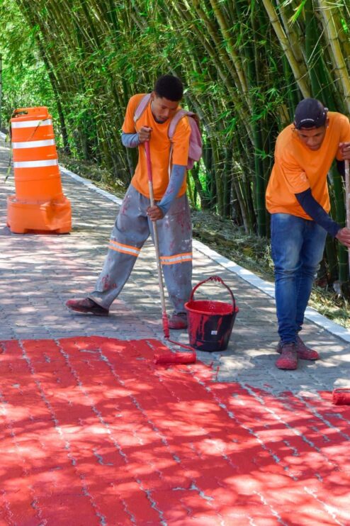 Manutenção de pontos da entrada da cidade e Orla Norte estão em andamento e embelezam Porto Seguro 10