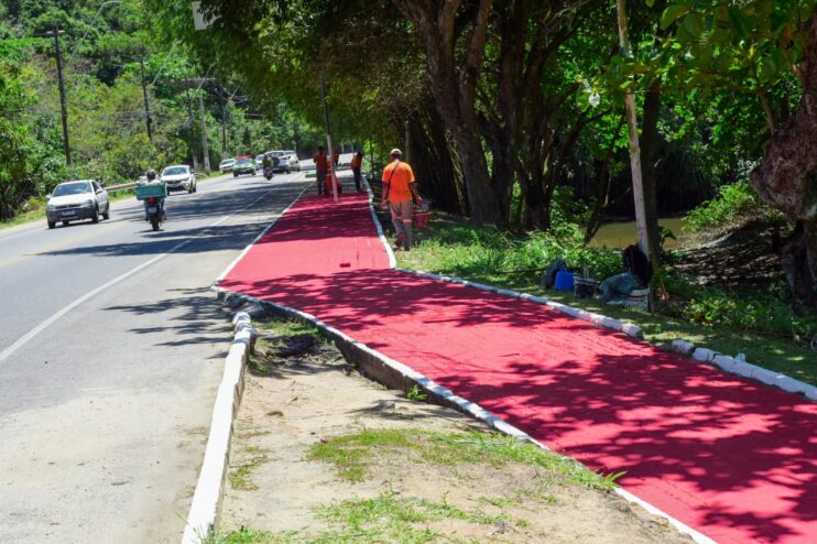 Manutenção de pontos da entrada da cidade e Orla Norte estão em andamento e embelezam Porto Seguro 4