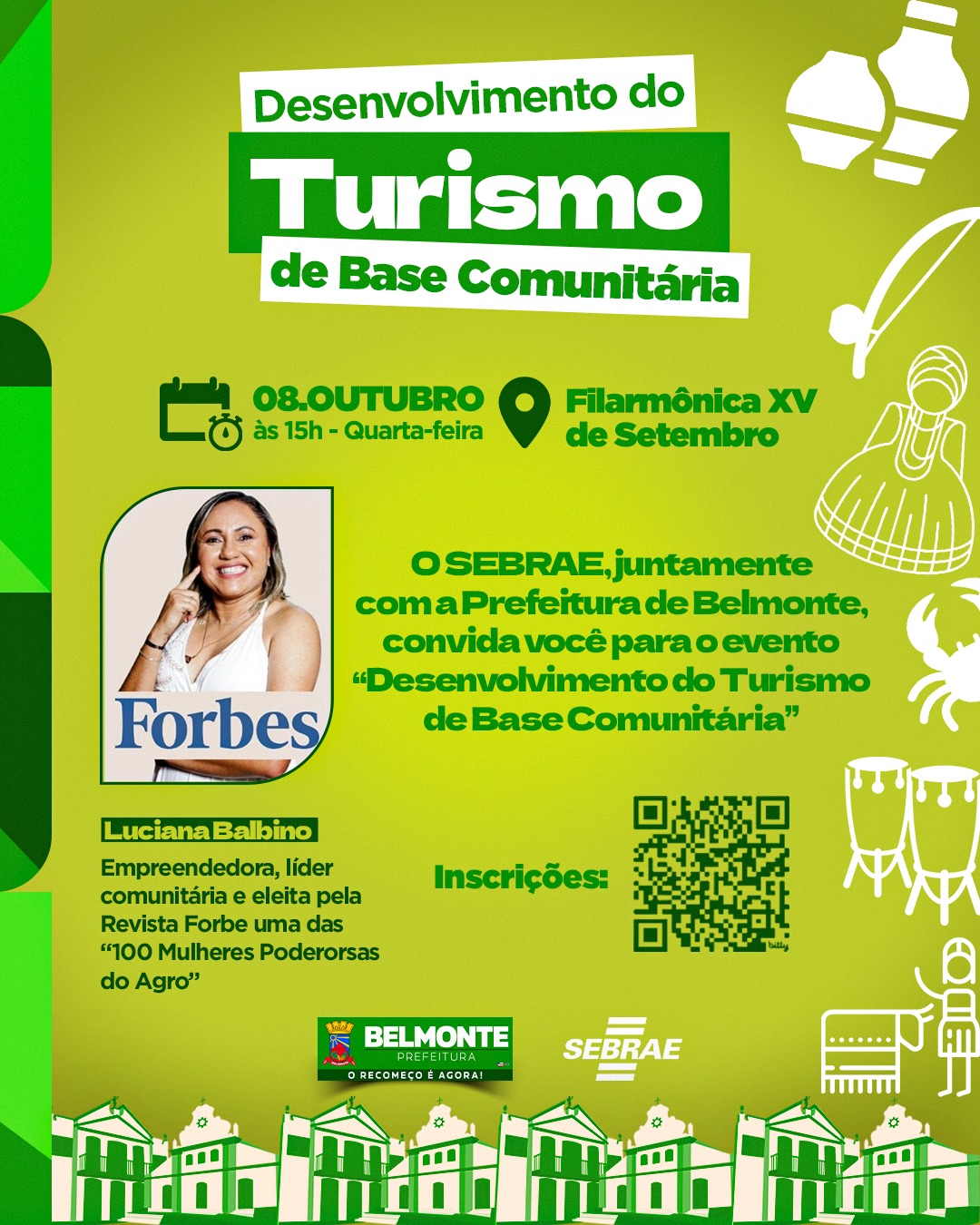 Sebrae e Prefeitura de Belmonte promovem evento sobre Turismo de Base Comunitária com a presença de Luciana Balbino 15