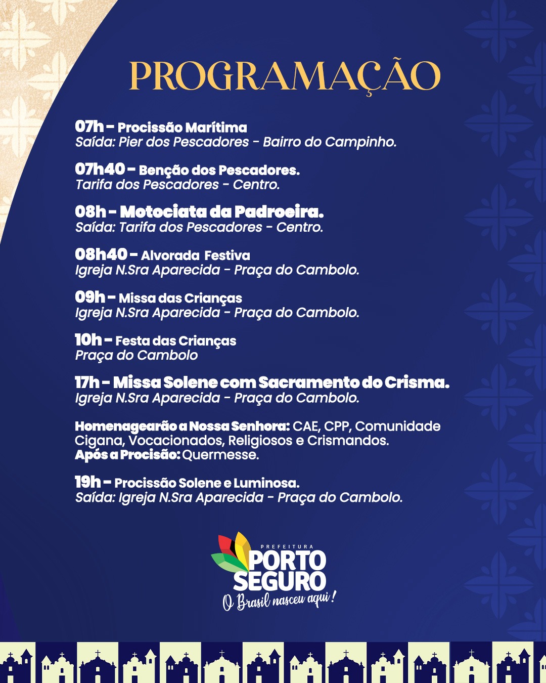 Porto Seguro celebra o Dia de Nossa Senhora Aparecida com programação especial 5