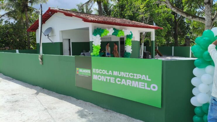 Prefeitura de Belmonte entrega reforma da Escola Monte Carmelo no povoado de Petrolândia 11