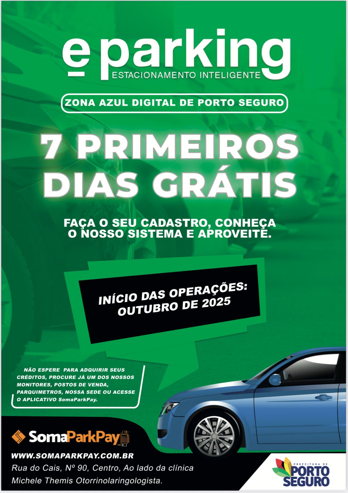 Estacionamento Zona Azul iniciará operações em caráter educativo 6