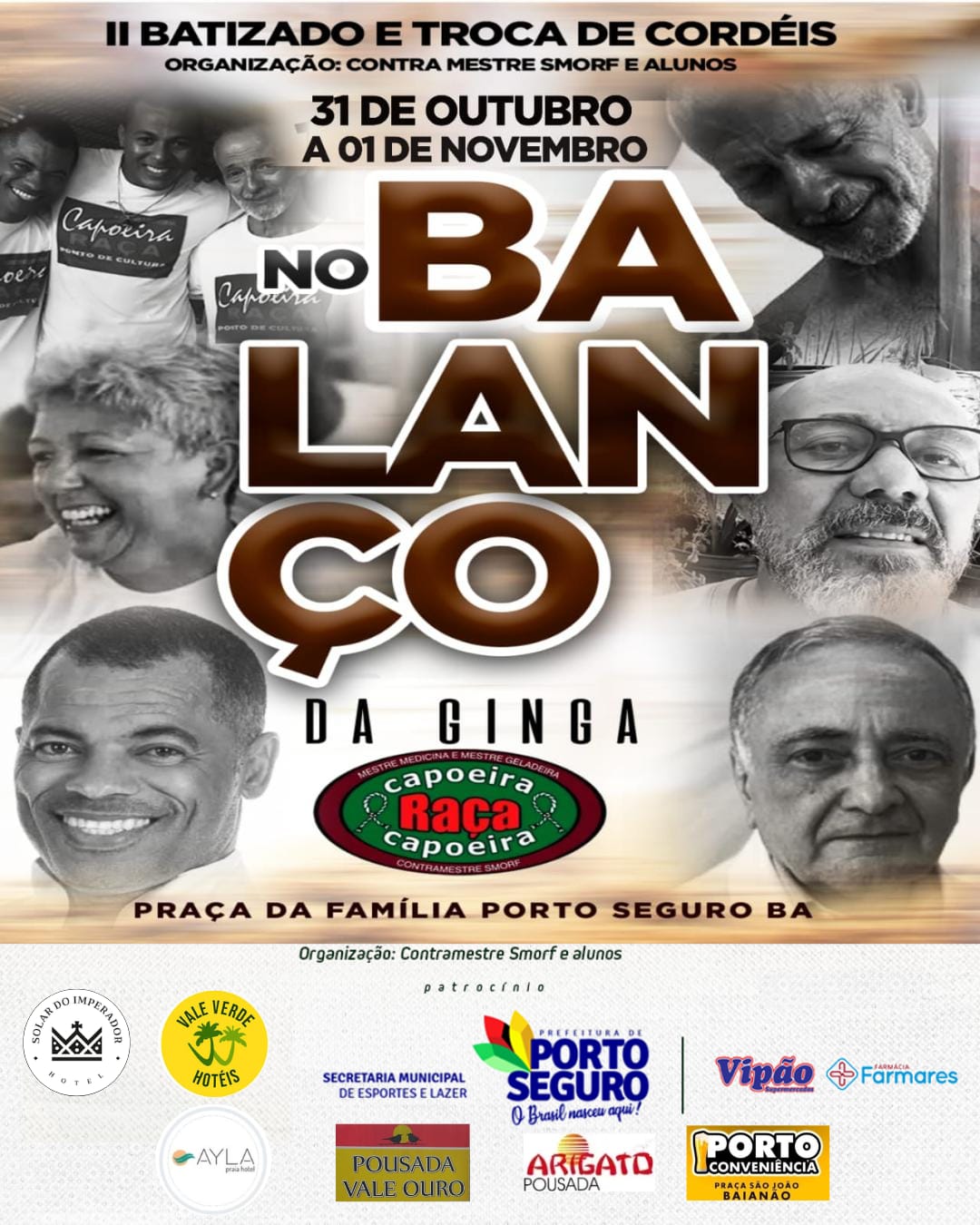 Evento 'No Balanço da Ginga' visa valorização da capoeira em Porto Seguro 2