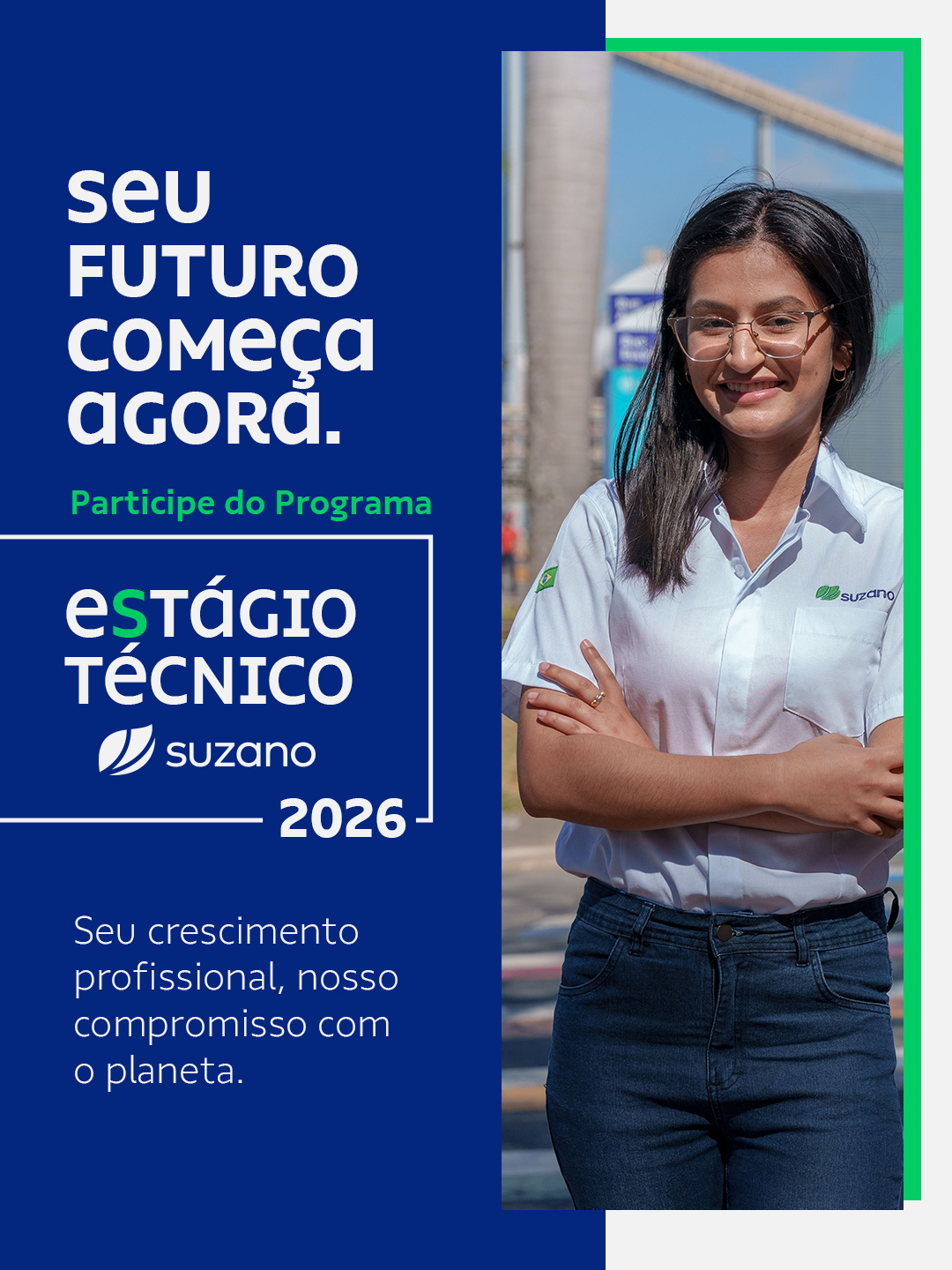 Suzano abre inscrições para o Programa de Estágio Técnico 2026 5