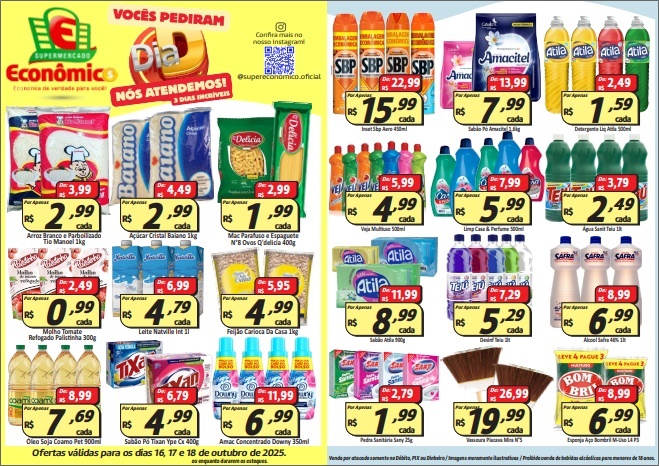 Dia D marca mega promoção do Supermercado Econômico em Eunápolis 4