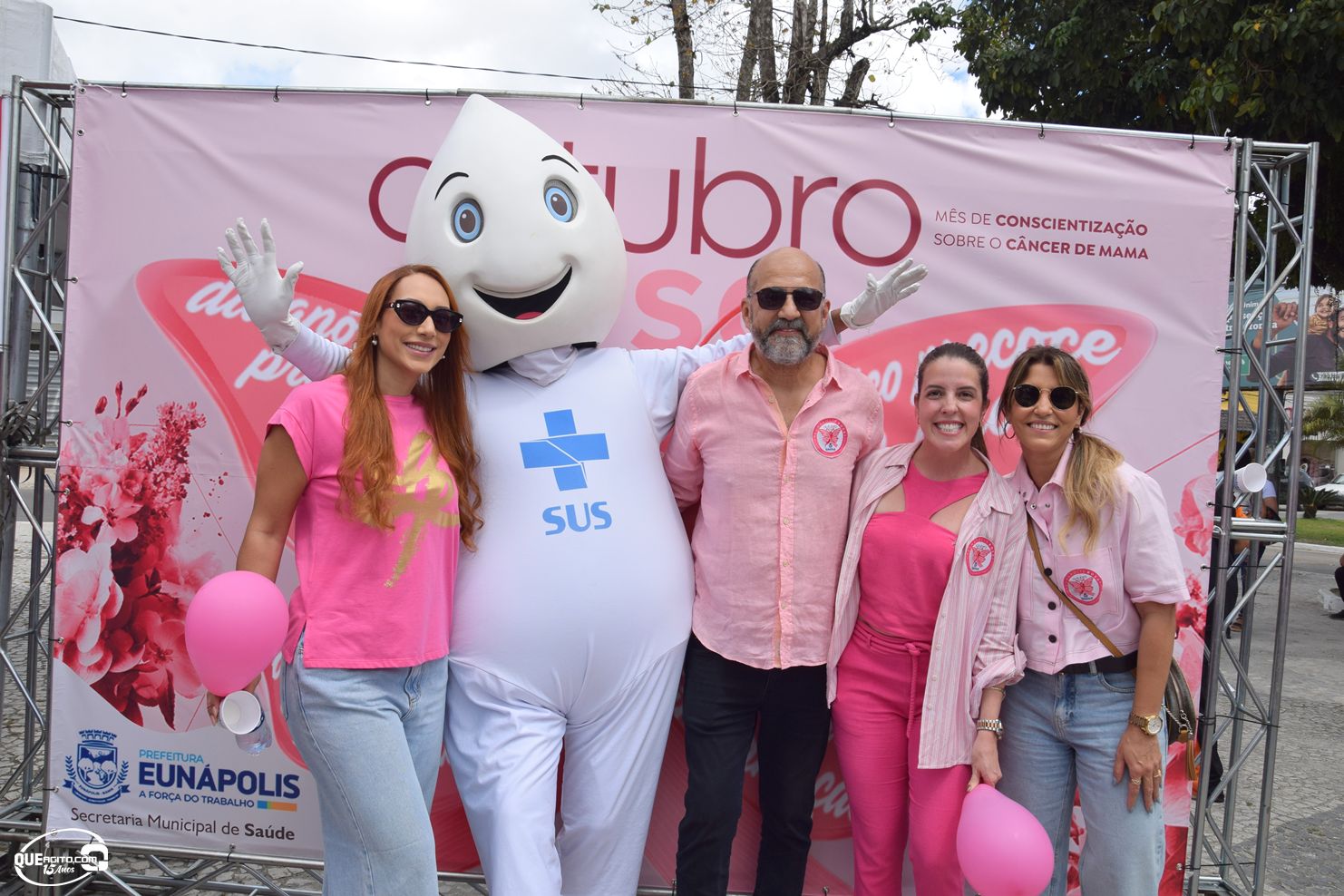 Prefeitura de Eunápolis inicia Campanha Outubro Rosa com caminhada de conscientização 9