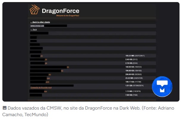 C&M Software: Grupo criminoso vaza 392 GB de dados obtidos da intermediária do Pix 6