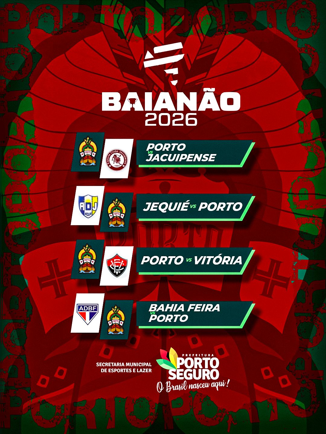 Porto estreia em casa no Baianão 2026 e projeta temporada histórica 4