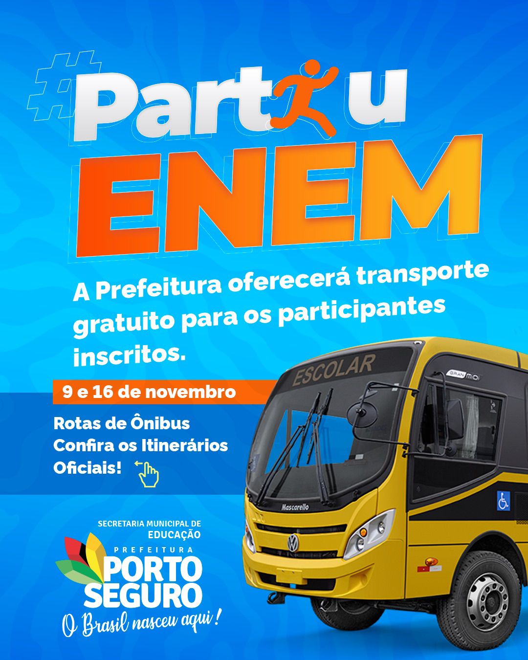Prefeitura de Porto Seguro oferece transporte gratuito para estudantes nos dias do ENEM 8