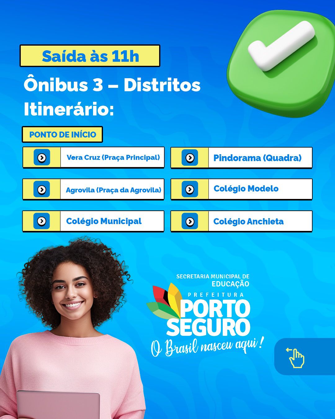 Prefeitura de Porto Seguro oferece transporte gratuito para estudantes nos dias do ENEM 11