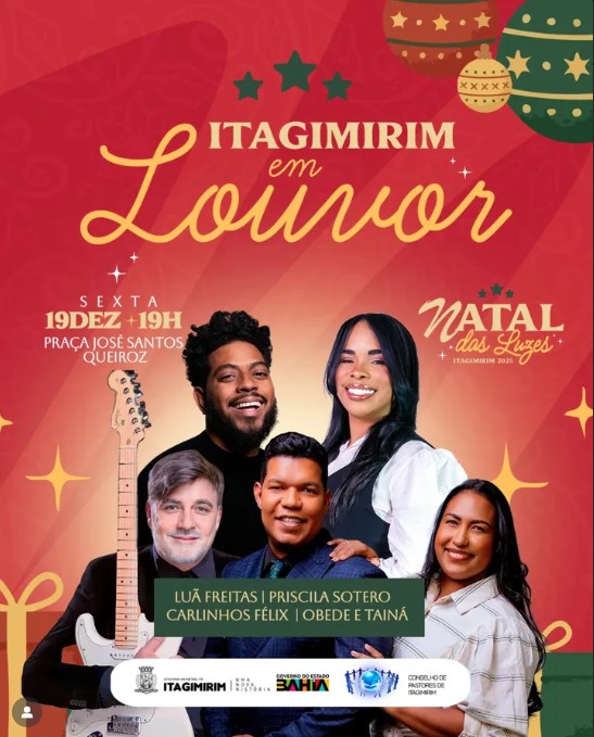 Governo Municipal divulga programação do Natal das Luzes 2025 em Itagimirim 4