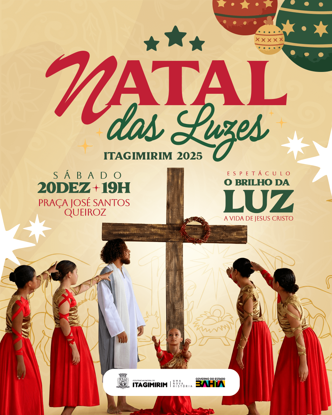 Itagimirim divulga programação do Natal das Luzes 2025 com espetáculo de balé municipal e cantor Marcynho Sensação 5