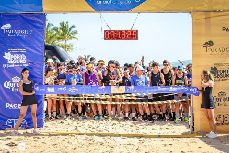 P7 RUNNING estreia com sucesso e transforma Arraial d’Ajuda no palco da corrida de praia 220