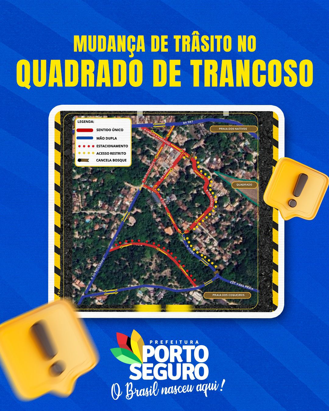 Prefeitura cria normas para o tráfego de veículos em Arraial e Trancoso 6