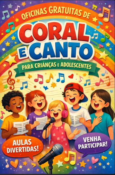 Prefeitura de Eunápolis abre inscrições para oficinas gratuitas de coral e canto para crianças e adolescentes 4