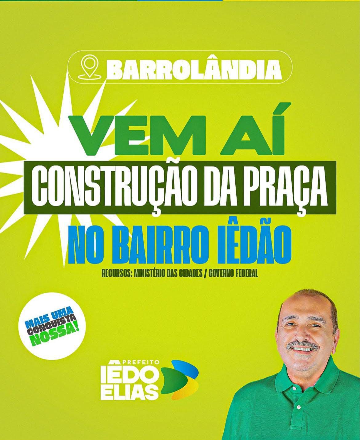 Prefeitura de Belmonte anuncia construção de praça no bairro Iedão, no distrito de Barrolândia 4
