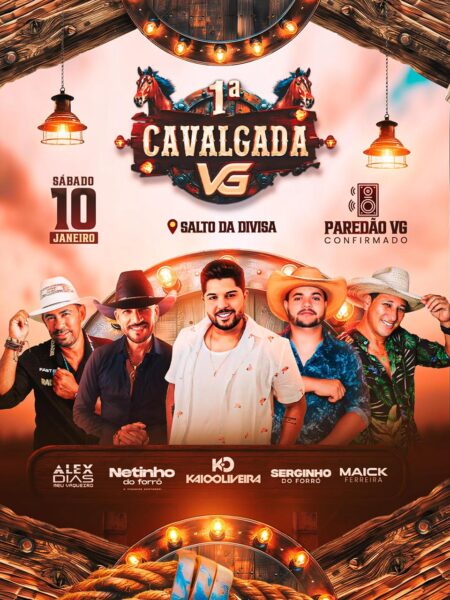 1ª Cavalgada VG promete agitar Salto da Divisa com grandes atrações 5