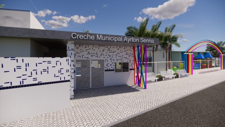 Eunápolis: Com obra de alto padrão, Creche Ayrton Senna está ganhando estrutura moderna e mais vagas 11