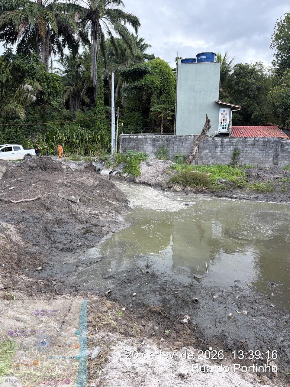 Serviços de limpeza no Mangueiro da Santa são intensificados com objetivo de resolver alagamentos na Estrada da Balsa 7
