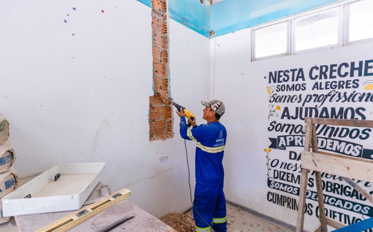 Eunápolis: Com obra de alto padrão, Creche Ayrton Senna está ganhando estrutura moderna e mais vagas 18