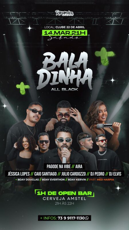 Baladinha All Black - Porto Seguro-BA 4