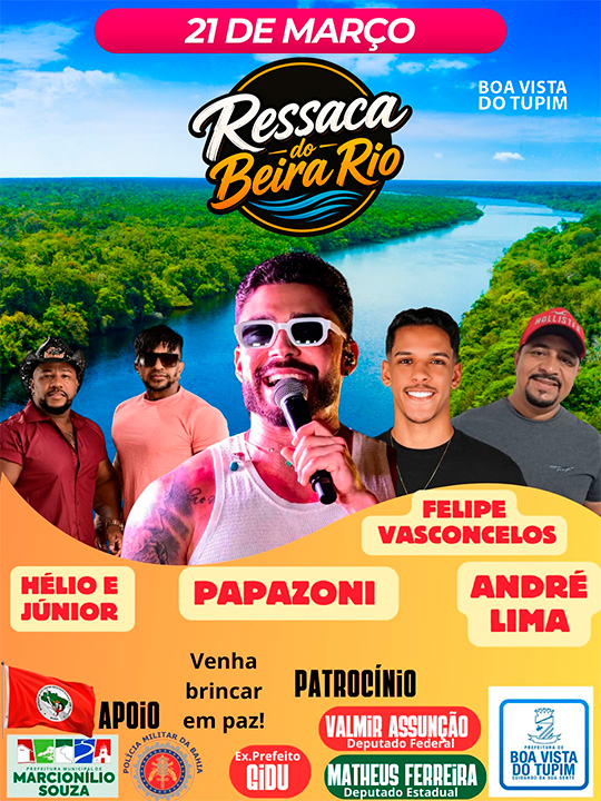 Ressaca do Beira Rio promete grande festa em Boa Vista do Tupim com show de Papazoni 4