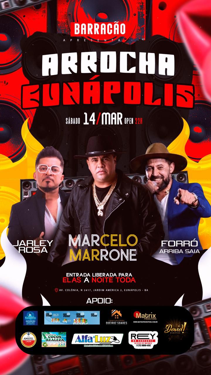 Eunápolis recebe evento Arrocha Eunápolis neste sábado no Barracão 4