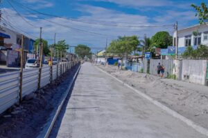 Obras da segunda etapa da revitalização da Rua Pero Vaz de Caminha avançam no Centro de Porto Seguro 1