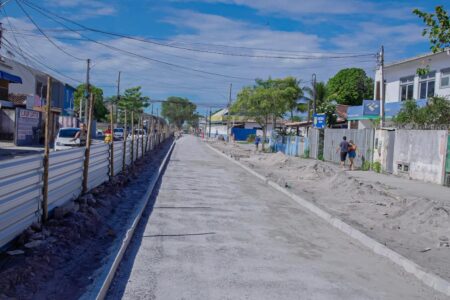 Obras da segunda etapa da revitalização da Rua Pero Vaz de Caminha avançam no Centro de Porto Seguro 7