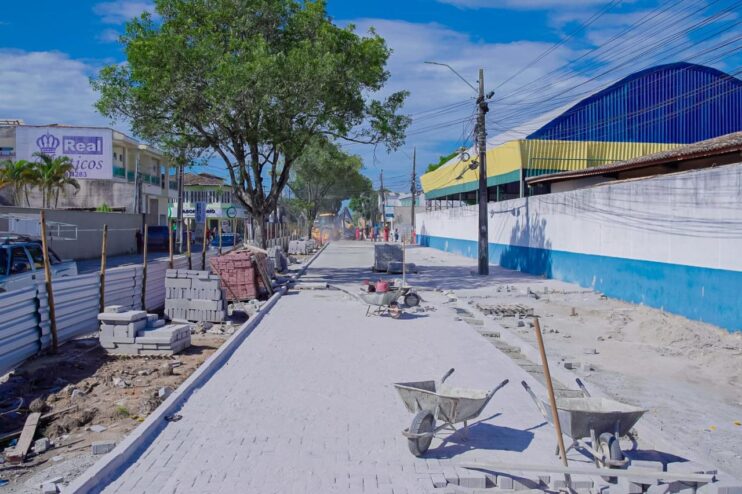 Obras da segunda etapa da revitalização da Rua Pero Vaz de Caminha avançam no Centro de Porto Seguro 14