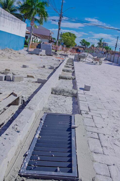Obras da segunda etapa da revitalização da Rua Pero Vaz de Caminha avançam no Centro de Porto Seguro 13